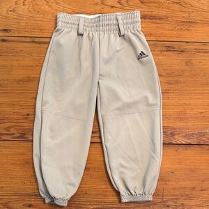 Adidas Kids Light Gray Baseball pants